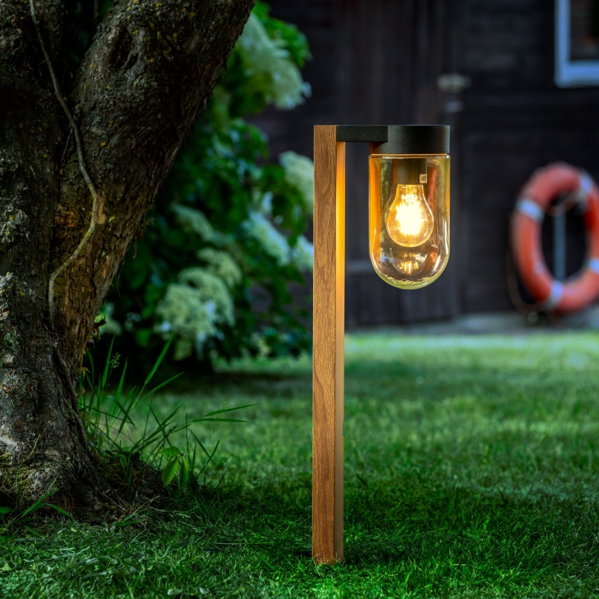 Brilliant - Outdoor lamp CABAR 1xE27/40W/230V 55 cm IP44 brown