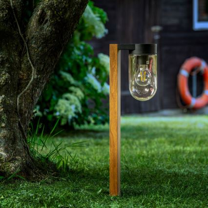 Brilliant - Outdoor lamp CABAR 1xE27/40W/230V 55 cm IP44 brown