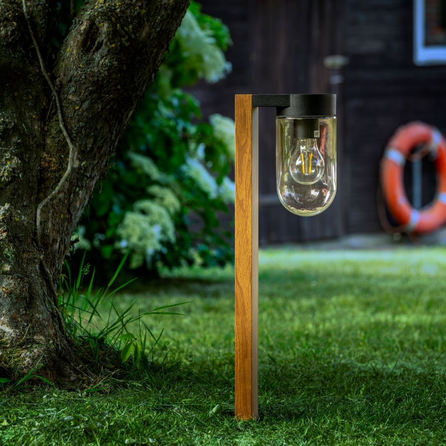 Brilliant - Outdoor lamp CABAR 1xE27/40W/230V 55 cm IP44 brown