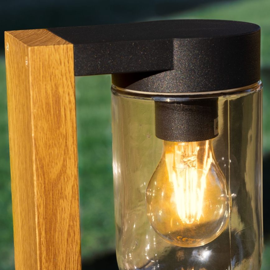 Brilliant - Outdoor lamp CABAR 1xE27/40W/230V 55 cm IP44 brown