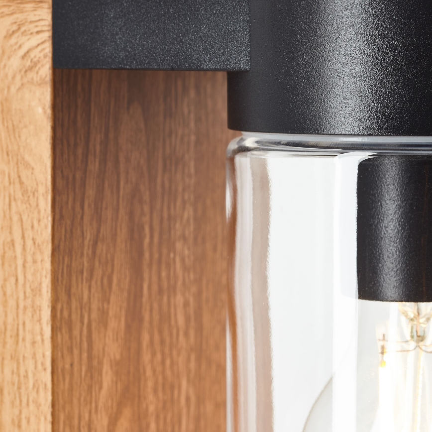 Brilliant - Outdoor lamp CABAR 1xE27/40W/230V 55 cm IP44 brown