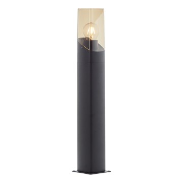 Brilliant - Outdoor lamp MINOU 1xE27/10W/230V 60 cm IP44 black/smoky