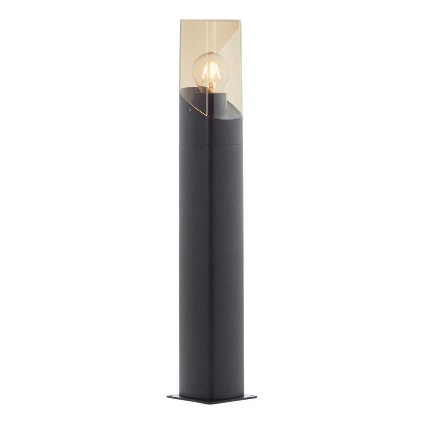 Brilliant - Outdoor lamp MINOU 1xE27/10W/230V 60 cm IP44 black/smoky