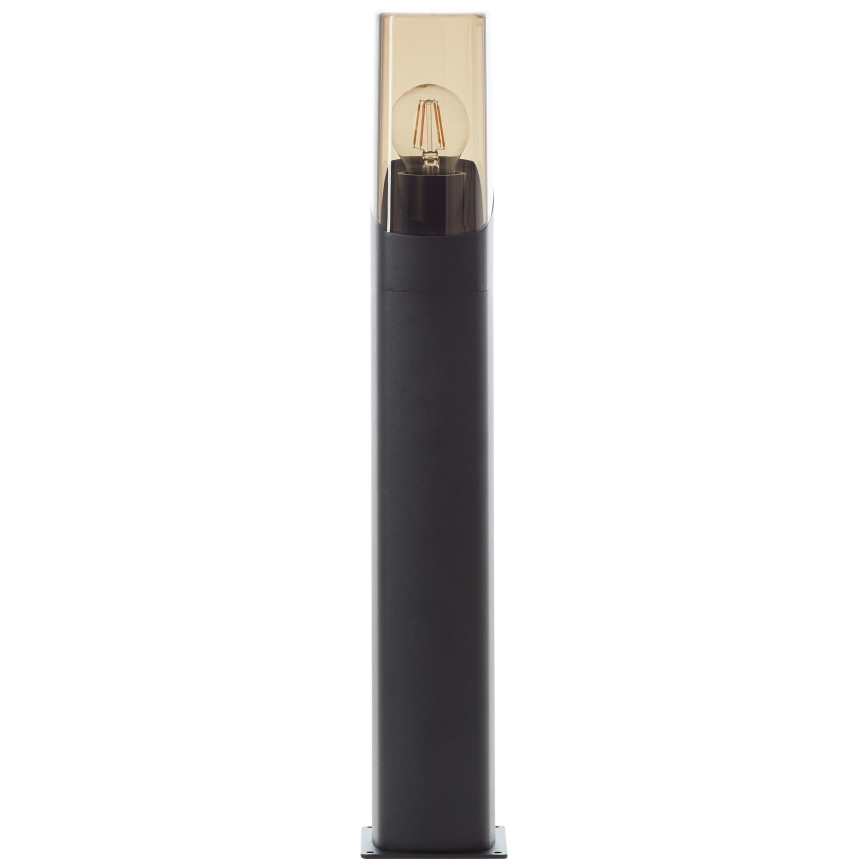 Brilliant - Outdoor lamp MINOU 1xE27/10W/230V 60 cm IP44 black/smoky