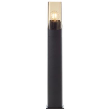 Brilliant - Outdoor lamp MINOU 1xE27/10W/230V 60 cm IP44 black/smoky