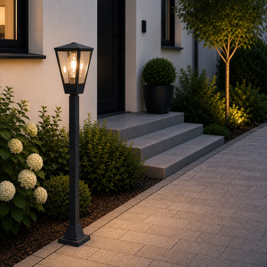 Brilliant - Outdoor lamp WESTDLIFF 1xE27/20W/230V 98.4 cm IP44 anthracite