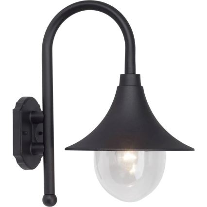 Brilliant - Outdoor wall lamp BERNA 1xE27/60W/230V IP44 black