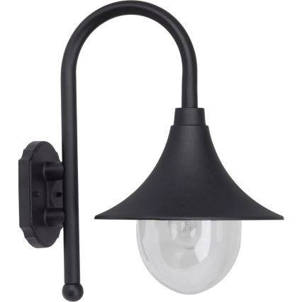 Brilliant - Outdoor wall lamp BERNA 1xE27/60W/230V IP44 black