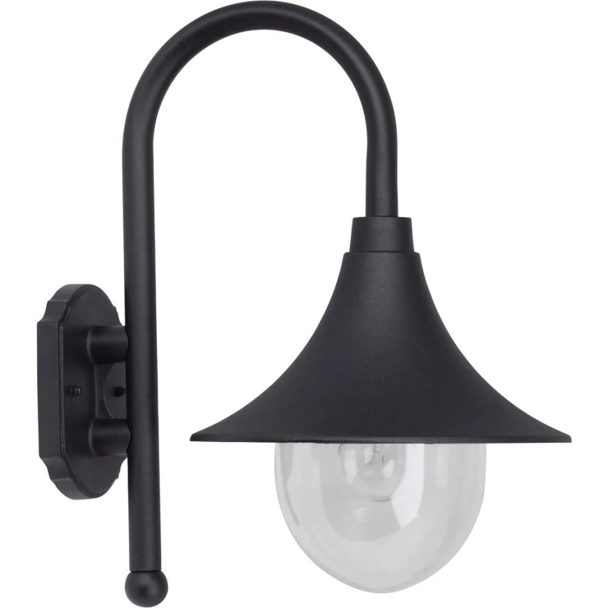 Brilliant - Outdoor wall lamp BERNA 1xE27/60W/230V IP44 black