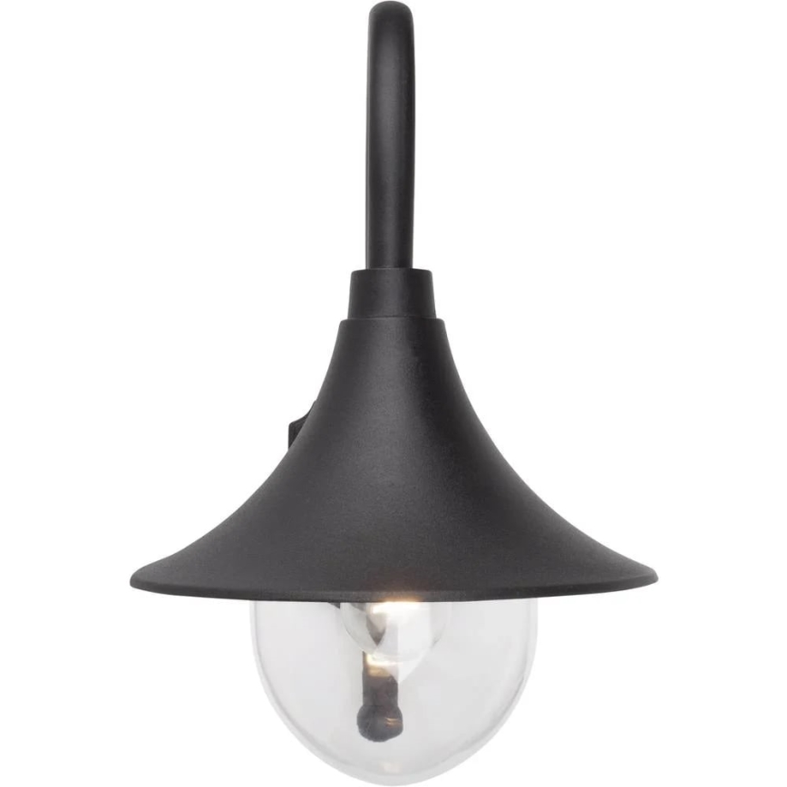 Brilliant - Outdoor wall lamp BERNA 1xE27/60W/230V IP44 black