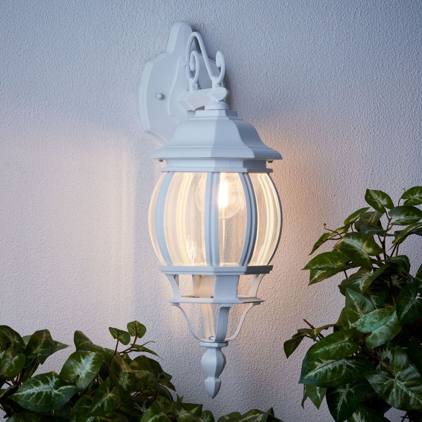 Brilliant - Outdoor wall lamp ISTRIA 1xE27/60W/230V IP23 white
