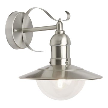 Brilliant - Outdoor wall light ARTO 1xE27/60W/230V IP44 shiny chrome