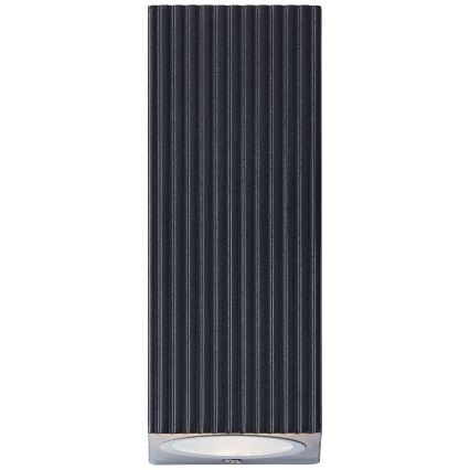 Brilliant - Outdoor wall light JELANI 2xGU10/10W/230V IP44 black