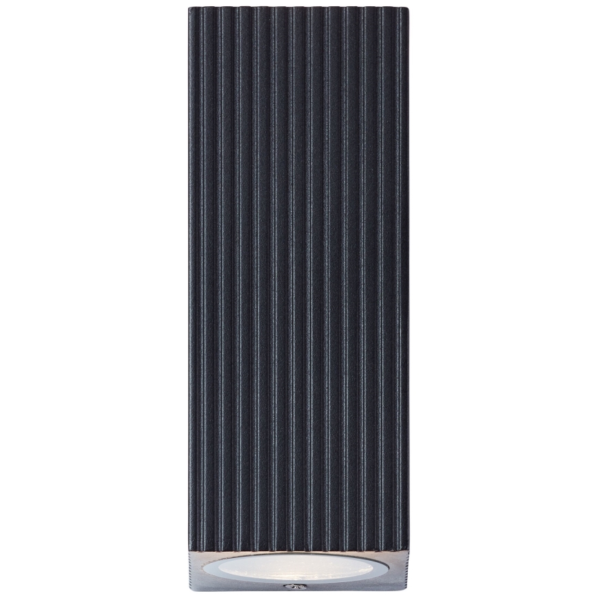 Brilliant - Outdoor wall light JELANI 2xGU10/10W/230V IP44 black