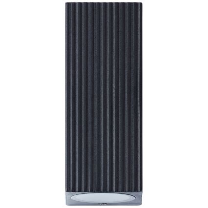 Brilliant - Outdoor wall light JELANI 2xGU10/10W/230V IP44 black
