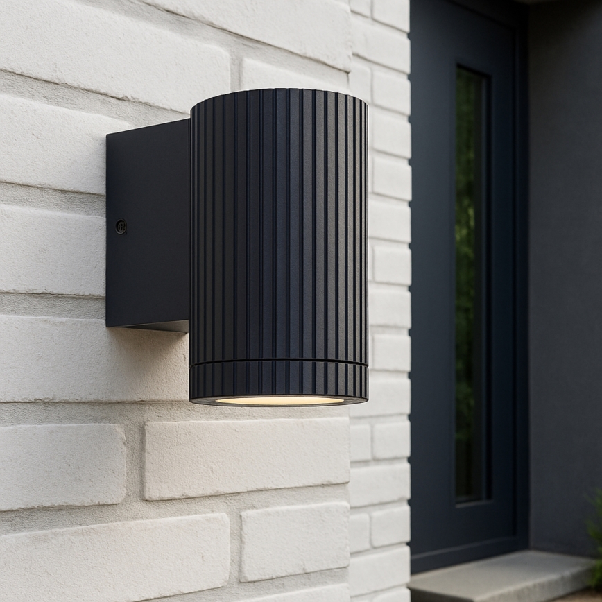 Brilliant - Outdoor wall light KEOLA 1xGU10/10W/230V IP44 black