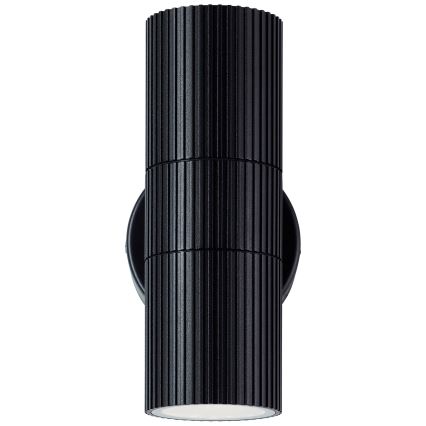 Brilliant - Outdoor wall light KEOLA 2xGU10/10W/230V IP44 black