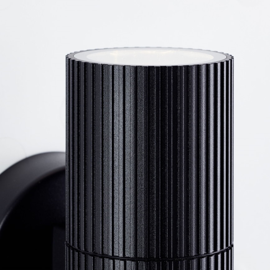 Brilliant - Outdoor wall light KEOLA 2xGU10/10W/230V IP44 black