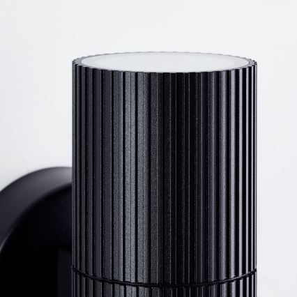 Brilliant - Outdoor wall light KEOLA 2xGU10/10W/230V IP44 black