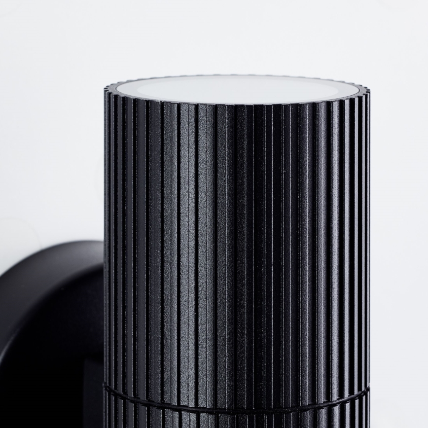 Brilliant - Outdoor wall light KEOLA 2xGU10/10W/230V IP44 black