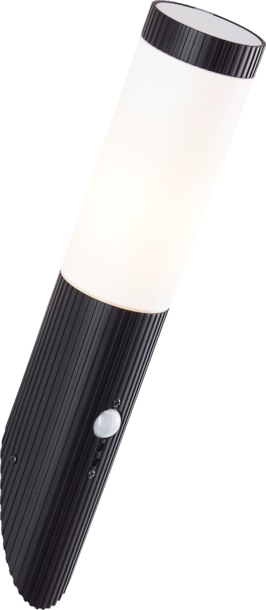 Brilliant - Outdoor wall light with a sensor KALEO 1xE27/10W/230V IP44 black