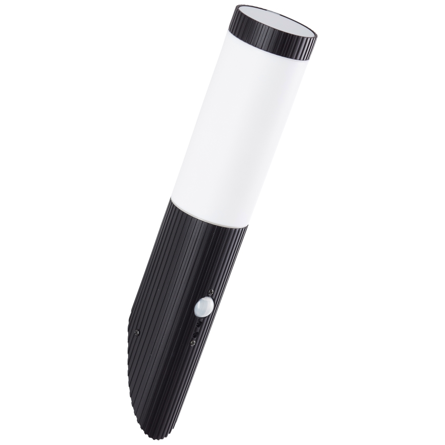 Brilliant - Outdoor wall light with a sensor KALEO 1xE27/10W/230V IP44 black