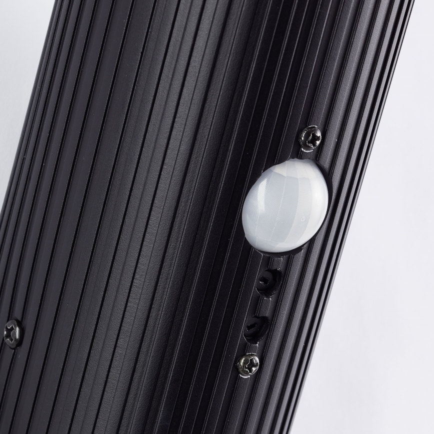 Brilliant - Outdoor wall light with a sensor KALEO 1xE27/10W/230V IP44 black
