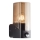 Brilliant - Outdoor wall light with a sensor MINOU 1xE27/10W/230V IP44 black/smoky