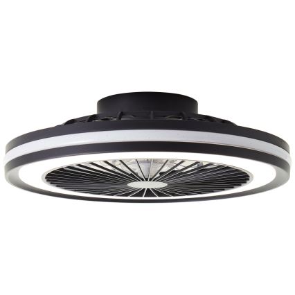 Brilliant - PALMERO LED RGBW Dimmable Ceiling Fan Light LED/40W/230V 2700-6500K Ø 46.6 cm Beige + Remote Control