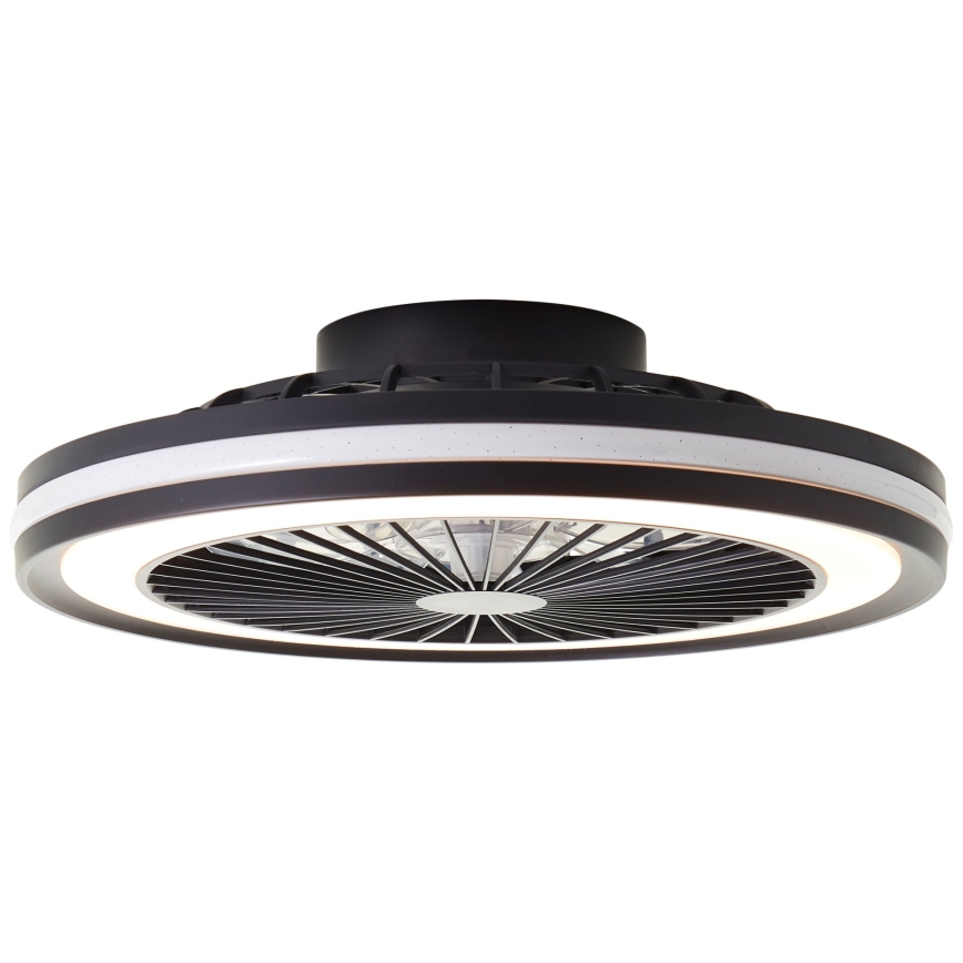 Brilliant - PALMERO LED RGBW Dimmable Ceiling Fan Light LED/40W/230V 2700-6500K Ø 46.6 cm Beige + Remote Control