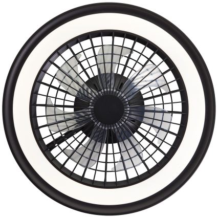 Brilliant - PALMERO LED RGBW Dimmable Ceiling Fan Light LED/40W/230V 2700-6500K Ø 46.6 cm Beige + Remote Control