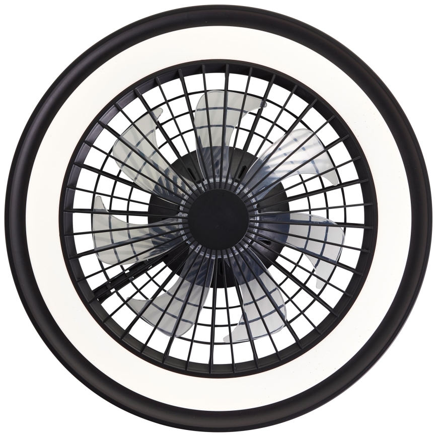 Brilliant - PALMERO LED RGBW Dimmable Ceiling Fan Light LED/40W/230V 2700-6500K Ø 46.6 cm Beige + Remote Control