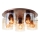 Brilliant - PETJE Ceiling Light 5xE27/40W/230V Ø 52 cm Brown/Smoked
