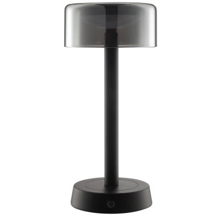 Brilliant - LED Dimmable Rechargeable Touch-Controlled Outdoor Table Lamp RAZOR LED/2,5W/5V 2700K 2600 mAh IP44 black