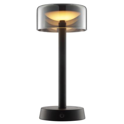 Brilliant - LED Dimmable Rechargeable Touch-Controlled Outdoor Table Lamp RAZOR LED/2,5W/5V 2700K 2600 mAh IP44 black