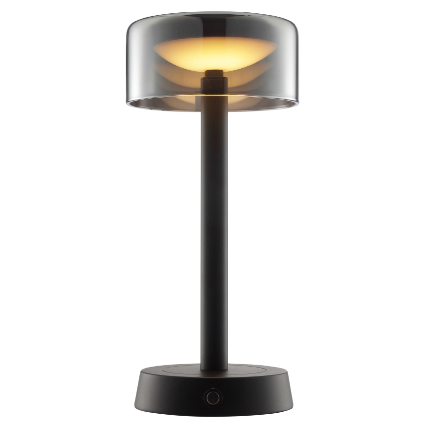 Brilliant - LED Dimmable Rechargeable Touch-Controlled Outdoor Table Lamp RAZOR LED/2,5W/5V 2700K 2600 mAh IP44 black