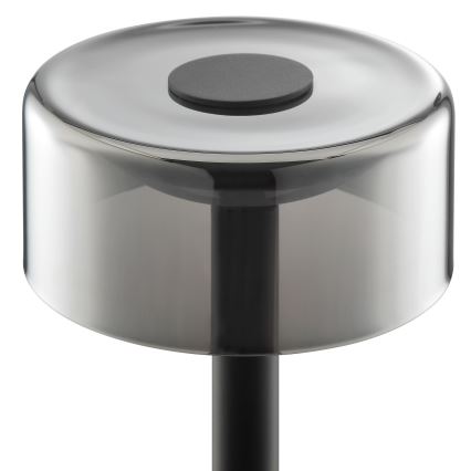 Brilliant - LED Dimmable Rechargeable Touch-Controlled Outdoor Table Lamp RAZOR LED/2,5W/5V 2700K 2600 mAh IP44 black