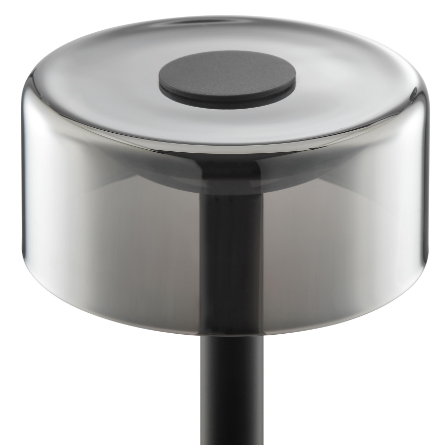 Brilliant - LED Dimmable Rechargeable Touch-Controlled Outdoor Table Lamp RAZOR LED/2,5W/5V 2700K 2600 mAh IP44 black