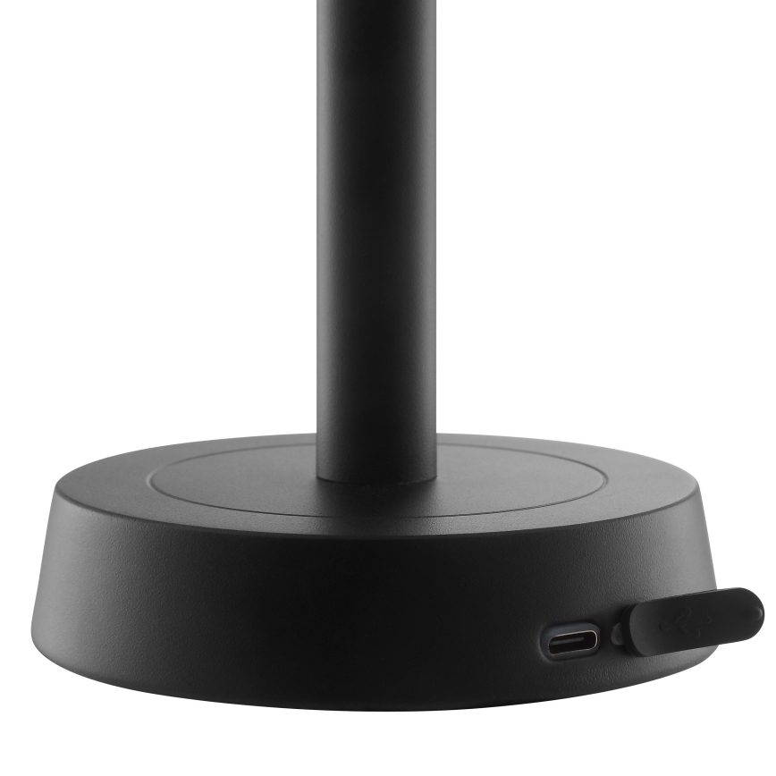 Brilliant - LED Dimmable Rechargeable Touch-Controlled Outdoor Table Lamp RAZOR LED/2,5W/5V 2700K 2600 mAh IP44 black