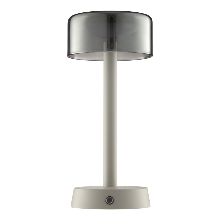 Brilliant - LED Dimmable Rechargeable Touch-Operated Outdoor Table Lamp RAZOR LED/2.5W/5V 2700K 2600 mAh IP44 grey