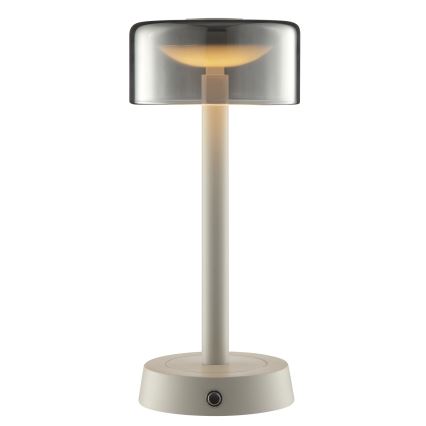 Brilliant - LED Dimmable Rechargeable Touch-Operated Outdoor Table Lamp RAZOR LED/2.5W/5V 2700K 2600 mAh IP44 grey