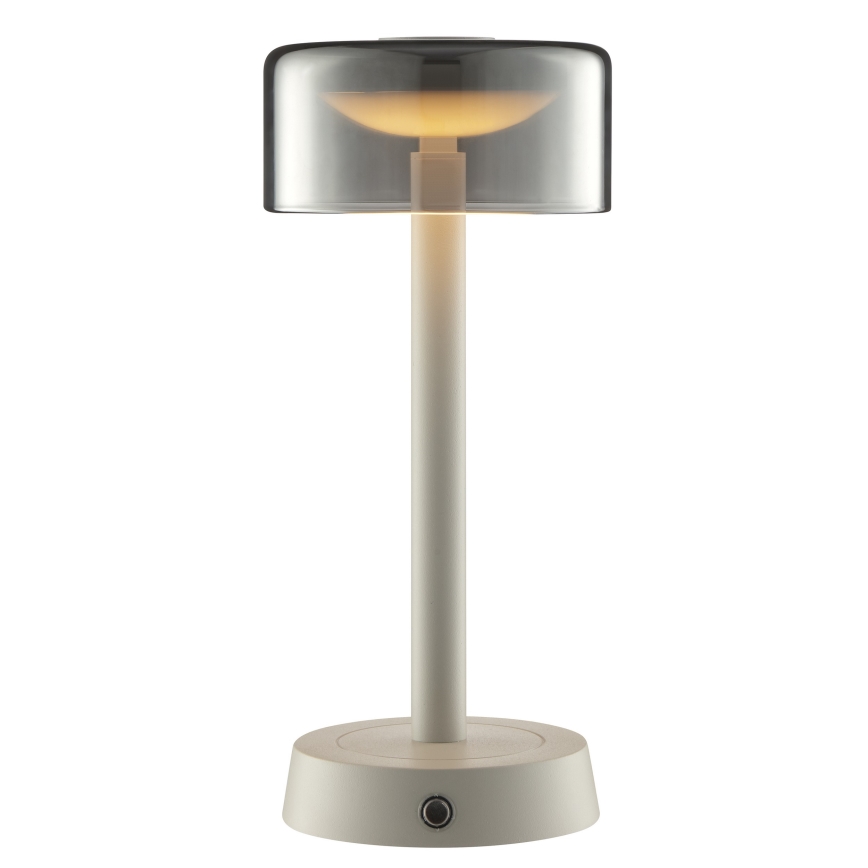 Brilliant - LED Dimmable Rechargeable Touch-Operated Outdoor Table Lamp RAZOR LED/2.5W/5V 2700K 2600 mAh IP44 grey