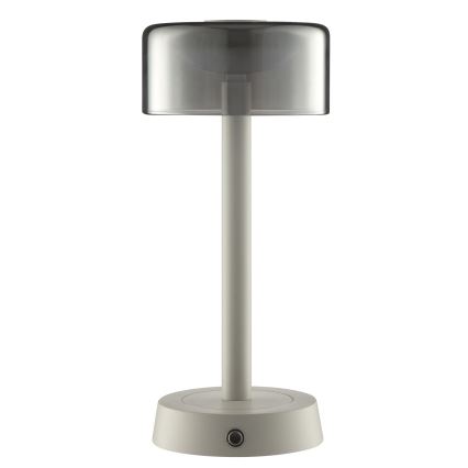 Brilliant - LED Dimmable Rechargeable Touch-Operated Outdoor Table Lamp RAZOR LED/2.5W/5V 2700K 2600 mAh IP44 grey