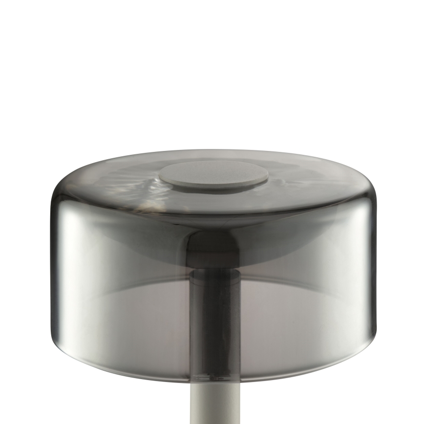 Brilliant - LED Dimmable Rechargeable Touch-Operated Outdoor Table Lamp RAZOR LED/2.5W/5V 2700K 2600 mAh IP44 grey