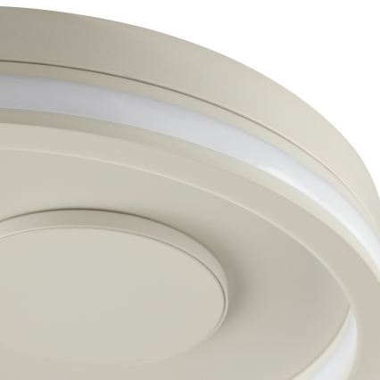 Brilliant - REVOLA LED ceiling light, 33W, 230V, selectable 3000/4000/6500K, Ø 40 cm, beige