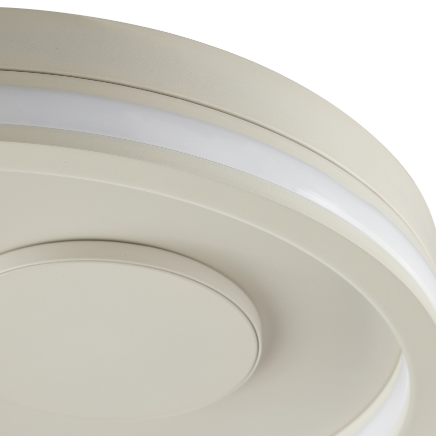 Brilliant - REVOLA LED ceiling light, 33W, 230V, selectable 3000/4000/6500K, Ø 40 cm, beige