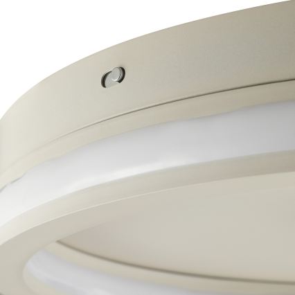 Brilliant - REVOLA LED ceiling light, 33W, 230V, selectable 3000/4000/6500K, Ø 40 cm, beige