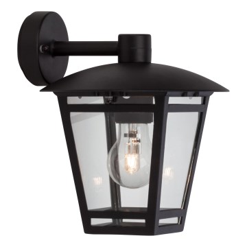 Brilliant - RILEY Outdoor Wall Light 1xE27/40W/230V IP44 Black