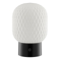 Brilliant - SARASTRO RGBW LED Dimmable Rechargeable Touch Outdoor Table Lamp, 3W/5V, 2700K, 1800 mAh, IP44, White