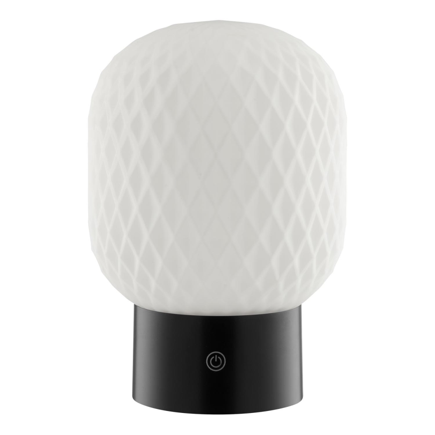 Brilliant - SARASTRO RGBW LED Dimmable Rechargeable Touch Outdoor Table Lamp, 3W/5V, 2700K, 1800 mAh, IP44, White